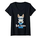 Photo Gallery donna bull terrier dad idea regalo padre proprietario del cane maglietta con collo a v Photo Gallery donna bull terrier dad idea regalo padre proprietario del cane maglietta con collo a v