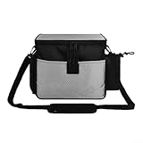 YobiLife Bolsa grande de tiza para escalada con forro de aluminio, cubo de tiza de 14 x 25 x 24 cm, poliéster, diseño impermeable, amplio almacenamiento para equipo