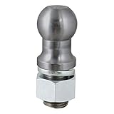 CURT 40089 Raw Steel Trailer Hitch Ball, Gooseneck, 30,000 lbs, 3-Inch Diameter, 2 x 3-1/4-Inch Shank