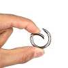 40Pcs Spring O Rings Round Carabiner Snap Clip, 28MM Zinc Alloy Spring Round Keychain, Spring O Ring for Key Chains, Bag, Purse, Handbag