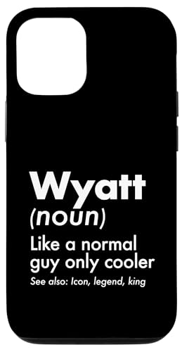 Wyatt Like A Normal Guy Only Cooler Legend King �t�@�[�X�g�l�[�� �X�}�z�P�[�X iPhone 12/12 Pro �p