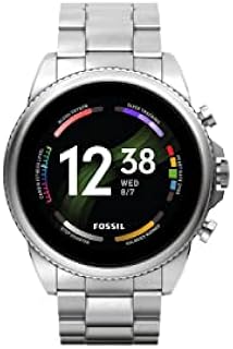 Fossil Gen 6 Smartwatch für Herren Edelstahl Edelstahlband, FTW4060