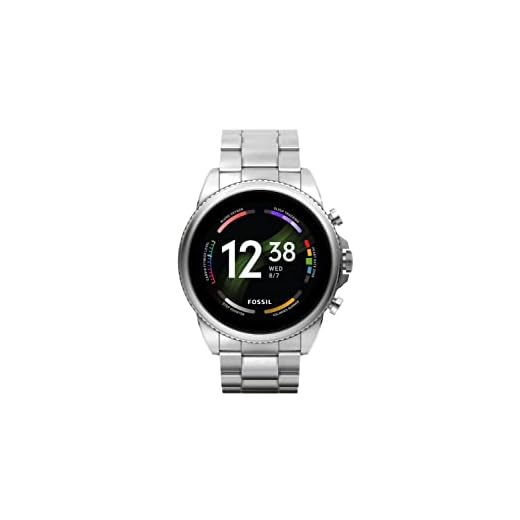 Fossil Connected Smartwatch Gen 6 para Hombre con tecnología Wear OS de Google, frecuencia cardíaca, NFC y notificaciones smartwatch FTW4060