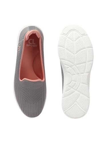 Image of Carlton London Breathable Knit Slip-On Sneakers - Lightweight Comfort for Everyday Wear