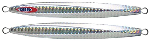 JACKALL Metal Jig Lure, Anchovy Metal, Type 1, 8.8 oz (250 g), Tachi Silver