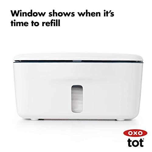Image of OXO Tot Perfect Pull Wipes Dispenser, Navy