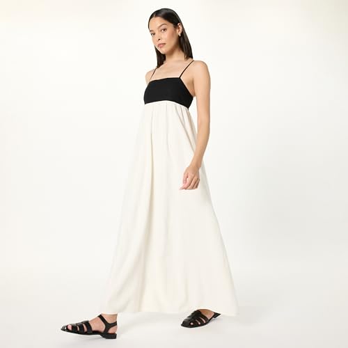 Image of The Drop Womens Colorblock Strappy Maxi Dress
