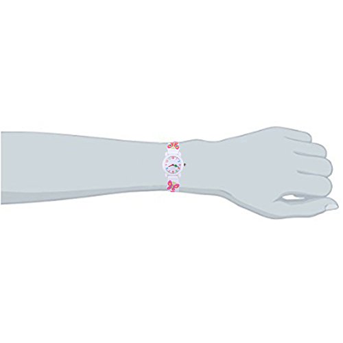 Venhoo Kids Watches 3D Cute Cartoon Waterproof Silicone Children Toddler Wrist Watch For 3-10 Year Girls Little Child White Butterfly #TOP6