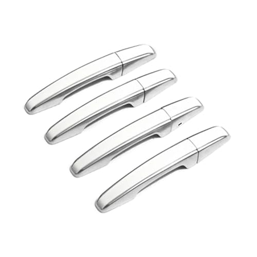 8個入り 車のドアハンドルカバートリム 交換用 レンジローバー ヴォーグ イヴォーク スポーツ ランドローバー ディスカバリー 5 2017 2018 2019 2020 2021 対応(White)