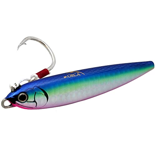 SHIMANO SP ORCA Baby TOPWATER Fishing Lures, 90mm-3 1/2in - 42g-1 1/2oz, Blue Pink