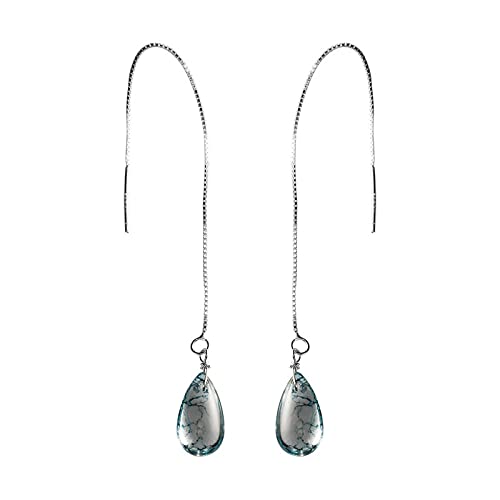Boucle d'oreille Feng Shui suspendue et longues boucles d'oreilles de style chinois