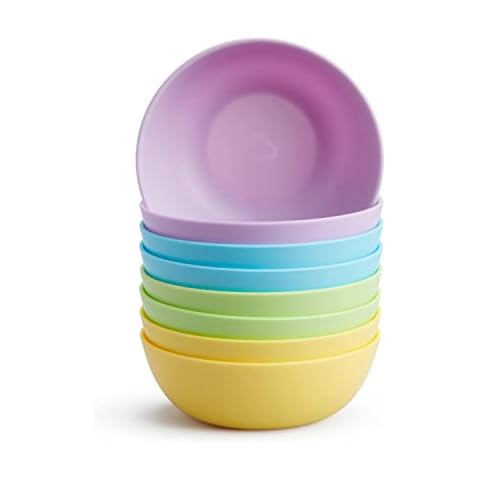 Munchkin 8-Pack Colourful Baby Bowls Cover