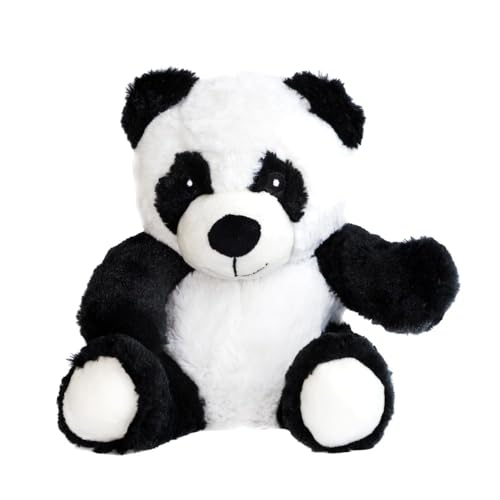 Pelucho - Bouillotte Peluche Panda - Bien-Être, Chaleur et Douceur - Micro-Ondable - Grains de Blé et Fleurs de Lavande - Fabriquée en France