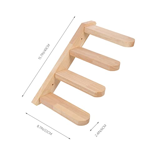 Plateforme murale pour chat et marche escalade bois meuble gain de place maison - 8