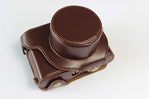 Zakao Kameratasche, für Leica D-Lux 7, mit Schultergurt und Mini-Tasche (Kaffeebraun) – Bild 4