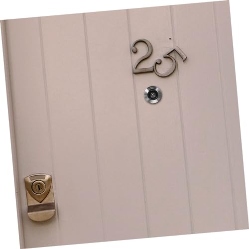 Visor de mirilla para puerta Smart Home, cubierta de privacidad, metálico resistente miniatura 5