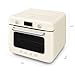 SMEG COF01Countertop Combi Oven - Multi-Function Grill, Air Fry, Steam, Bake, Convection, Defrost, and Warm, 10 Cooking Functions - Made In Italy (Cream)