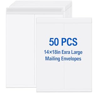 Motipuns 50 Stück extra große Versandtaschen