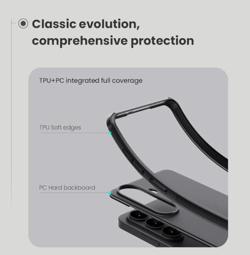 Image of Nilkin Slim Matte Series case Compatible with Samsung Galaxy S26 (S26), Shockproof and Scratch-Resistant, Lightweight Case for (S-26) Black