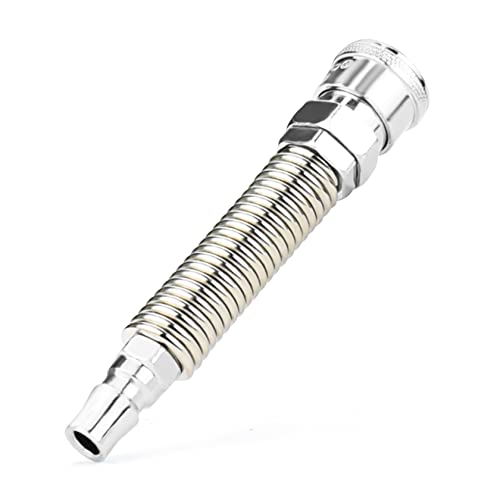 ANNGEOK Sex Maschine Fickmaschine Anhang für Premium Liebesmaschine Aufsatz,Liebesmaschine Dildo Zubehör Legierte-Material Aufsatz Verbinden Dildos und Sexmaschinen (4.9' Feder)