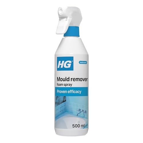 HG Mould Remover Foam Spray Black Mould & Mildew Cleaner Removes Stains 500ml