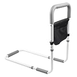 YedZen Adjustable Bed Assist Rail with Storage Bag, Fall Prevention Safety Bed Handle, Bed Rails for Elderly Adults, Bed Rails Bar Bed Cane for Seniors, Handicap, Pregnant Women, fit King, Twin, Full