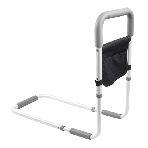 YedZen Adjustable Bed Assist Rail with Storage Bag, Fall Prevention Safety Bed Handle, Bed Rails Grab Bar Bed Cane for Elderly, Adults, Seniors, Handicap, Pregnant Women, fit King, Queen, Full, Twin