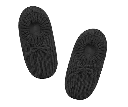 Image of DICUIRD Slipper Socks For Women With Grippers, Fuzzy With Non Slip Bottoms, Cozy Warm Knit Slippers