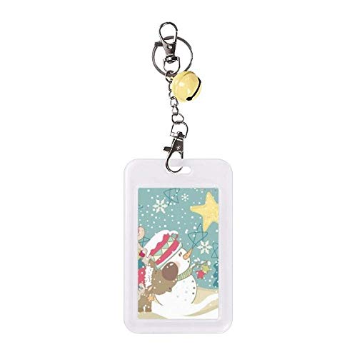 Cadeau de Noël protection de carte bancaire chien et clochette jaune