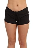 Bordado de logo RIP CURL Womens Classic Surf 5\"Boardshorts Board Sailing Boat Shorts para Deportes acuáticos - Negro - Logotipo Bordado