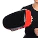 Yoidesu 143 Kicking Pad, Punch Training Pad PU Leather Muay Thai Boxing Kicking Curve Pad Hand Feet Target Training for a Complete Workout of Punches Kicks (Black and Red)