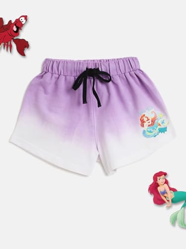 Image of Li'l Tomatoes Girls Cotton Looper Shorts | Summer Casual Wear | Elastic Waist with Drawstring | Soft & Comfortable | 7-16 Years
