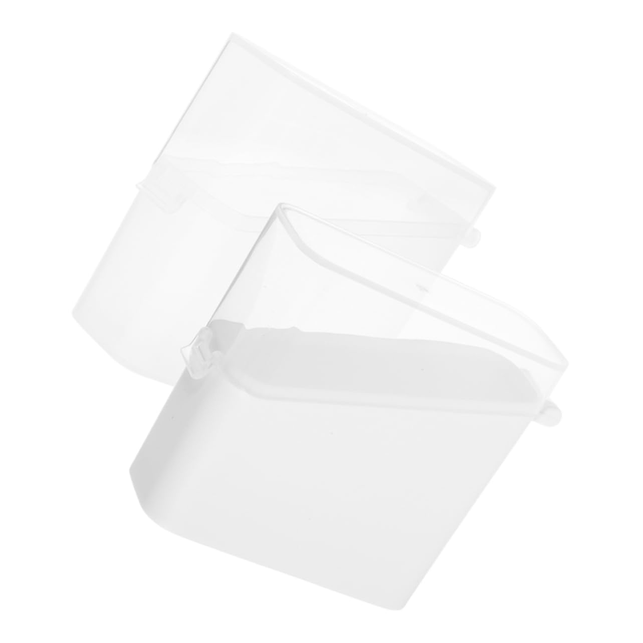 PRETYZOOM 10piezas Contenedor De Rebanadas Caja Organizadora De Alimentos Tapa Para Rebanadas De y Almacenamiento Refrigerador Transparente y