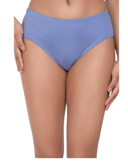 Women Plain Hipster Panty fulll Coverage Panties. Brown/Maroon-image-25