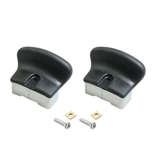 2 piezas de mango negro de repuesto para utensilios de cocina miniatura 1