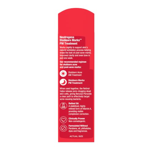 Neutrogena Retinol SA Stubborn Marks PM Treatment, Fragrance Free, 1 fl oz - image 6