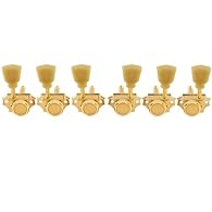 Ideal for many LP/SG/ES/Flying V style or similar electric or acoustic guitars, please check our tuner size before you buy Shaft diameter: 6mm(15/64"), vintage style bushing outside diameter: 8.3mm(21/64 "), NOT the modern 10mm(25/64 ") peg hole, so ...