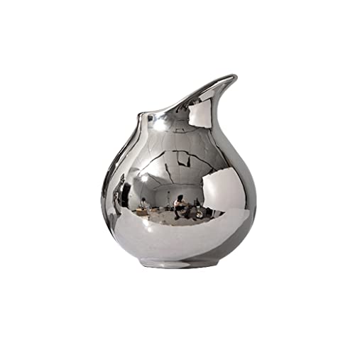 Vase en céramique design or moderne et objet décoratif S - 2