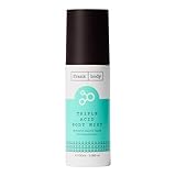 frank body Triple Acid Body Mist | Vegan, Cruelty Free AHA/BHA Treatment | Tackle KP & Body Breakouts with Glycolic Acid & Salicylic Acid | 3.38 fl oz / 100 mL