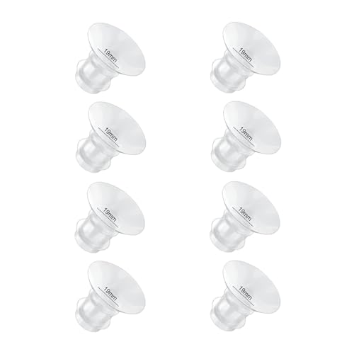 Flange Inserts 19mm 8PC Compatible with Momcozy S12 pro/S9 pro/S9/S10/S12/Medela/TSRETE/Spectra/Bellababy etc 24mm Wearable Breast Pump Reduce 24mm Tunnel Down to Correct Size