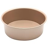 Hemobllo Tiefe Runde Kuchenform 6 Zoll aus Kohlenstoffbeschichtetem Stahl mit Antihaftbeschichtung...