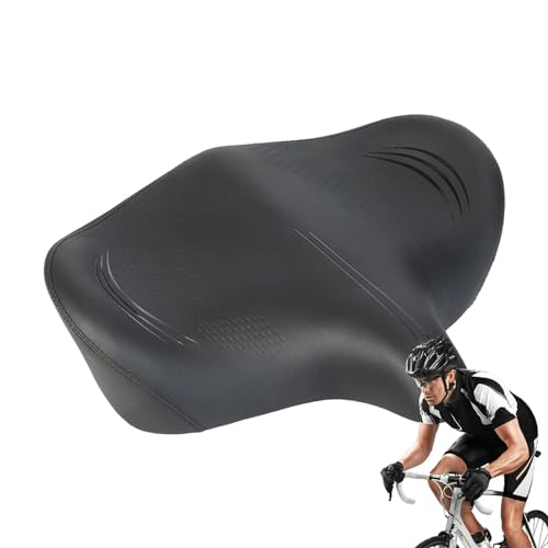 Samuliy Asiento de bicicleta – Asiento acolchado de repuesto | Asiento de bicicleta, acolchado ergonómico, cojín de asiento de bicicleta para bicicletas de ciclismo