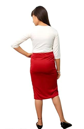 Image of Polycotton Skirt Top Set for Girls Fancy Skirt with White Top for Girls Kids