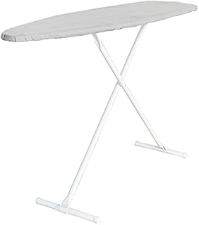 Ironing Board Full Size; Made in USA by Seymour Home Products (Space Grey) Bundle Includes Cover + Pad | Iron Board w/Steel T-Legs Adjustable from Tabletop up to 36