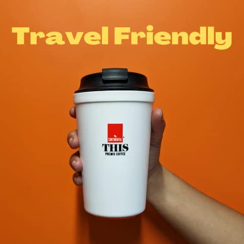 Image of Continental This Suction Mug | Spill-Proof | Travel Friendly | Free Cappuccino (Box of 6 Sachets)