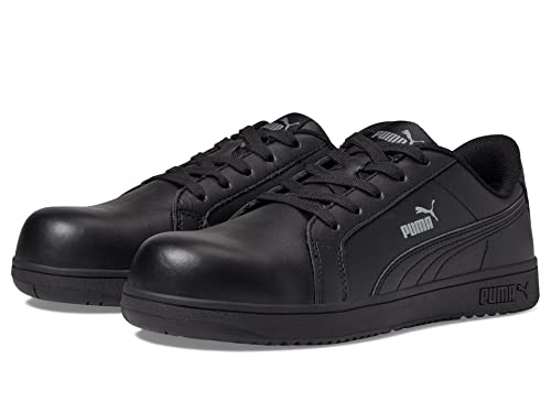 Image of PUMA Women's Safety Herwnspu P Industrial Shoe, Black Smooth Sd, 9.5