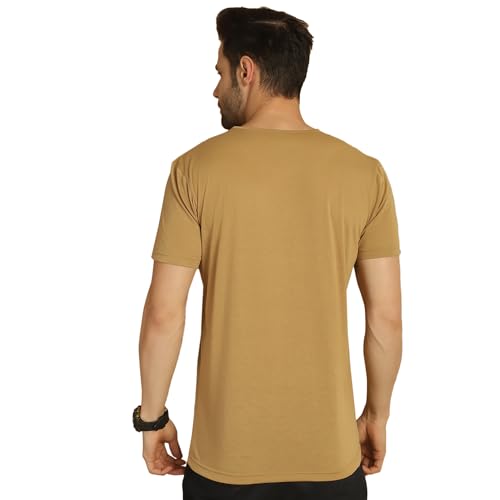 Image of VIMAL JONNEY Printed Multicolor Round Neck Cotton Half Sleeves Tshirt for Men-VIMAL55417(Pack of 2)