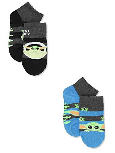 Star Wars The Mandalorian Baby Yoda Toddler Kids 6 Pack Gripper Socks (X-Small, Grey) #TOP3