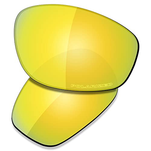 Verres polarisés Or 24k Oakley Encounter - Lentilles Saucer Premium High Defense haut de gamme