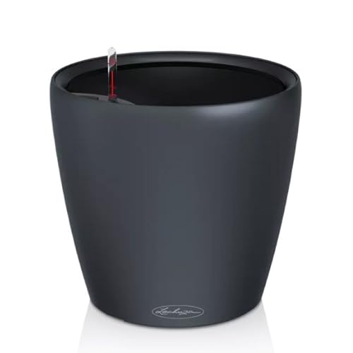 LECHUZA-Pflanzgefäß Classico Color LS schiefergrau mit Bewässerungssystem |Ø 35 × 32 cm|14281